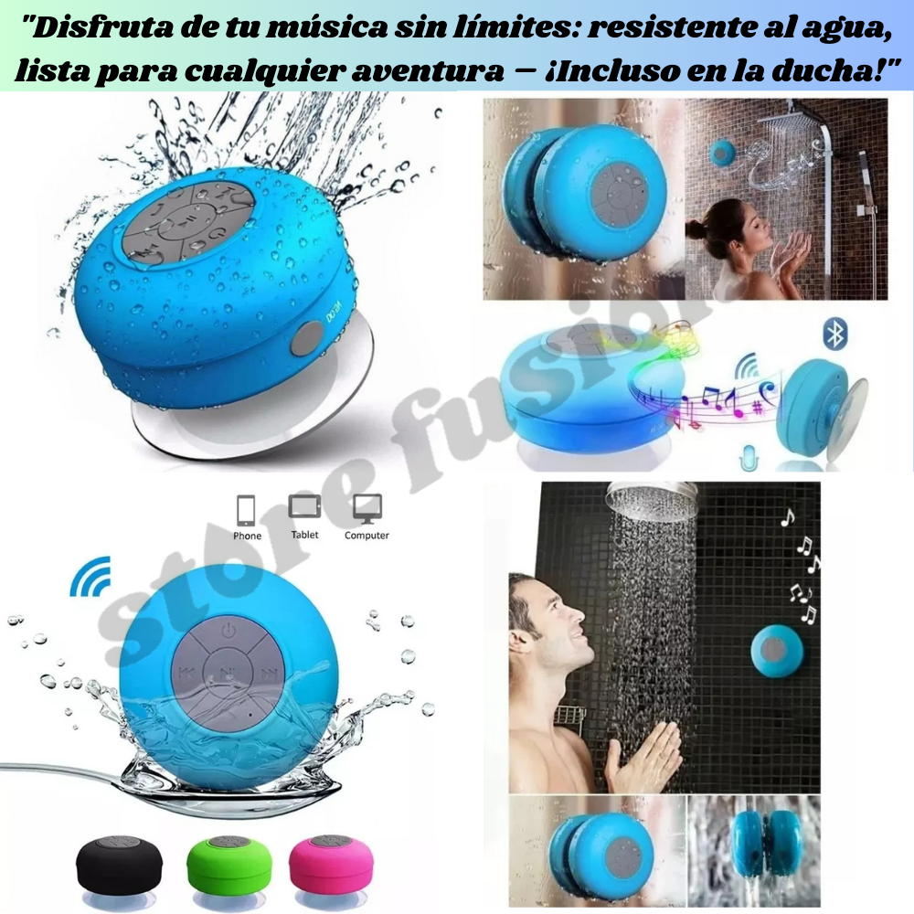 Parlante Bluetooth Impermeable Speaker R + Envió Gratis